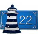 Numéro de maison Style bord de mer