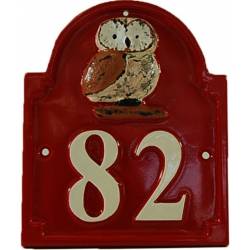 Numéro de maison – NUM1-HIB-bor/bla