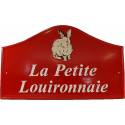 Plaque de Maison décoration Lapin